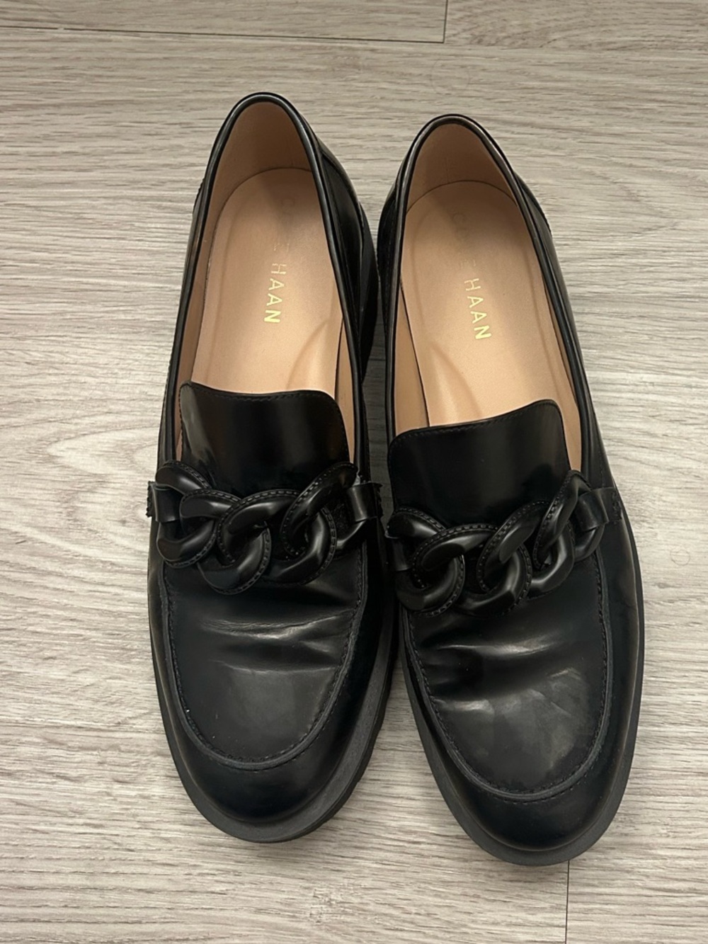 Chunky Black Loafers